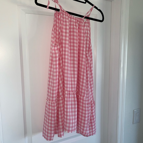 Suzanne betro weekend pink white gingham halter neck blouse‎ size 1XL - Picture 5 of 9